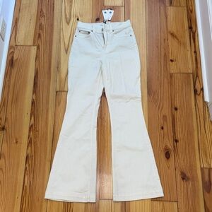 SPANX White Linen Flare Jeans - BRAND NEW